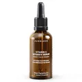 JUNGLÜCK Vitamin C Serum Hochdosiert Gesicht Intensiv - Anti Aging Serum gegen Pigmentflecken, Rötungen und Augenringe - Gesichtsserum für strahlenden Teint und schützt vor lichtbedingter Hautalterung
