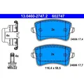 ATE 13.0460-2747.2 Bremsbelagsatz für AUDI A4 A5 Q5 8T3 8F7 8TA 8K2 B8 8KH 8K5