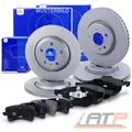 ATE Bremsscheiben +Bremsbeläge vorne+hinten u.a. für AUDI, SEAT, SKODA, VW