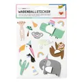 folia Wabenball Sticker Jungle 13 Stk Aufkleber 14x16.5 cm Papier FSC Zertifiziert Selbstklebend Motivgröße 1.2-6.7 cm Ganzjährig für Scrapbooking Grußkarten Geschenkverpackungen Kreativarbeiten