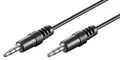 Audio Verbindungskabel AUX, 3,5 mm Stereo, CU Klinke 3,5 mm Stecker, 5 m