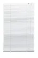 Lichtblick Aluminium Jalousie, Alu-Jalousie mit Klemmträgern und Wandmontageclips für Fenster und Türen Weiß, 160 cm L x 70 cm B