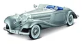 Maisto Mercedes 500 K Maharadjah, Modellauto mit Federung, Maßstab 1:18, Türen u
