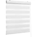 Doppelrollo Doppelrollo mit Kassette Matt Weiss Duorollo Rollo Rolljalousie, ventanara weiß 180 cm x 160 cm