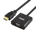 4894160017055 ADAPTER HDMI TO VGA + AUDIO; Y-6333 UNITEK