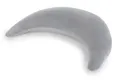 Theraline Stillkissen Plüschmond Stillkissen silbergrau