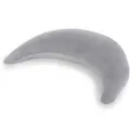 Theraline Plüschmond Mondkissen Stillkissen 140x27 cm grau TOP