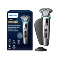 Philips S9000 Rasierer, Lift & Cut Technologie, SkinIQ, Barttrimmer, silber
