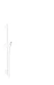 hansgrohe Unica Brausestange S Puro 65 cm mit Isiflex Brauseschlauch 160