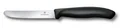 Swiss Classic, Tomaten & Tafelmesser, 6tlg, 11cm, Wellen, schwarz