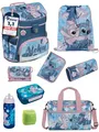 Familando - Scooli Campus Fit Schulranzen Set - 9-teilig mit Sporttasche - Disney Stitch - Ergonomisch, stabil & 980g leicht - 18L Volumen - Brustgurt & Reflektoren - ab 1. Klasse