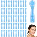 150 Stück Einweg Mitesser Makel Entferner, Mitesser Makel Entferner Whitehead Set, Pickel Ausdrücken Werkzeug, für Schönheitssalon und Zuhause, Einweg Akne Pickel Nadeln Blaues