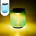 Moderne Glas Solarlaterne Laterne Lampe Balkon Garten Deko Modern Erlin Blau