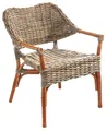 Kobolo Rattanstuhl Stuhl TARA Korbsessel Rattan geflochten natur  mit Armlehnen