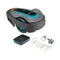 GARDENA Mähroboter smart SILENO life 750 m2 Set mit LONA Technologie + Ersatzmesser + gratis Garage