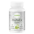 MADENA HistaEx Synbio – Milchsäurebakterien und Bifidobaktieren bei Histaminintoleranz und Fruktoseintoleranz – 60 Kapseln + 2 lösliche Ballaststoffe, Tagesdosierung von 20 Mrd. Keimen