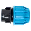 Jason Kupplung PP 32 mm x 1" Klemm x Innengewinde 16bar Schwarz/Blau