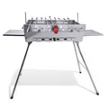 Mangal Edelstahl 2 mm Schaschlickgrill Set mit Spießdreher und Spieße