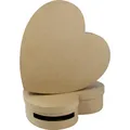 Décopatch Bastelform Herz 2 Stück EV003O 10x36x36 cm (EV003O)