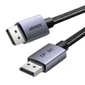 UGREEN 8K Displayport Kabel 1.4 8K 60Hz 4K 240Hz, VESA-Zertifiziert, Aluminium DP kabel 32.4Gbps Kompatibel mit HDR, FreeSync, G-Sync, DSC 1.2, HDCP 2.2 für PC, HDTV, Monitor, Grafikkarte(2M)