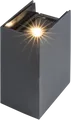 HEIT 37062 - LED-Wandleuchte, 2 x 3 W, 2 x 167 lm, 3000 K, IP44