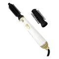Rowenta CF 3910 Warmluftbürste Curl Release Brush 2 Bürstenaufsätze weiß/gold
