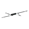 Wever & Ducré LED-Deckenleuchte PERLEZ GRID CEILING SURF 1.0 - 2700K B-W schwarz 192884BW3 5404037359950
