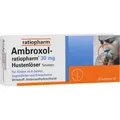 AMBROXOL-ratiopharm 30 mg Hustenlöser Tabletten 20 St. PZN 00680816