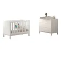 58aufmkessel Babyzimmer, Weiß, Holz, 66x85x125 cm, Babymöbel, Babyzimmer-Sets
