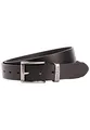 camel active Herren Ledergürtel - Hochwertiges Echtleder, 3,5 cm breit - Perfekt für Hosen, Jeans und Anzüge Dunkelbraun menswear-L