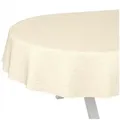 ANRO Tischdecke Wachstuchtischdecke Gartentischdecke Wachstischdecke (Einzelstück 1-tlg), Glatt 140x160cm Oval wasserabweisend grün Oval | 140 cm x 160 cm x 0.25 mm