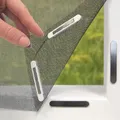 EASYmaxx Insect Protect Fliegengitter Fenster mit Magnetbefestigung | zuschneidbares Moskitonetz | Insektenschutz Fenster bis 150 x 180 cm | Mückenschutz Magnet - leichte Montage [Schwarz]