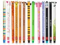 LEGAMI Set mit 13 radierbaren Gelstiften Gelschreiber verschiedene Tintenfarben Lama, Einhorn, Tiger, Giraffe, Corgi, Teddy, Biene, Dino, Schmetterling, Hippo, Pinguin, Panda und Kitty