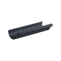 SAREI Dachrinne, Nennweite: 100 mm, Länge: 200cm, halbrund, Aluminium - schwarz