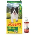 JOSERA Adult Lamm & Reis 12.5kg + LAB V Lachsöl für Hunde und Katzen 500ml