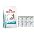 ROYAL CANIN Anallergenic AN18 8kg + ENZO VET Hypoallergenes Futter mit Kaninchen für Hunde 8x400g