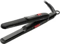 GRUNDIG Mini-Haarglätter HS2030 | Reisehaarglätter Turmalin Keramik 200°C | 15 cm kompakt | Schwarz