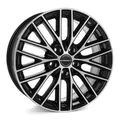 1x BORBET DESIGN BS5 black polished glossy 8.0Jx19 5x108 ET42