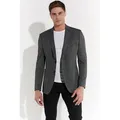 SteffenKlein Sweatsakko Slim-Fit grau 48