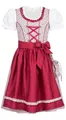 Nübler Dirndl Kinderdirndl 3-teilig Doris in Beere von Nübler Größe 86