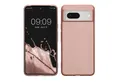 kwmobile Handyhülle Handyhülle für Google Pixel 8 Hülle, Silikon Case metallisch schimmernd - Schutzhülle Cover