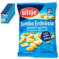 ültje - 10er Pack Jumbo Erdnüsse geröstet und gesalzen in 200 g Packung - Gesalzene Erdnusskerne extra großer Genuss