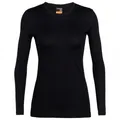 Icebreaker - Women's 200 Oasis L/S Crewe - Merinounterwäsche Gr XXL schwarz