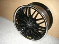 Barracuda Voltec T6 Felge 8,5x19 LK 5x112 ET48 in Higloss-Black mit Inox-Lip