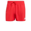 adidas Men's 3 Stripes Swim Shorts 3 INCH, Pure Ruby/White, XXL