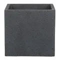 Scheurich C-Cube Pflanzgefäß Stony Black 40 cm, Höhe 33 cm