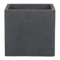 CCube Pflanzgefäß Stony Black 40 cm, Höhe 33 cm