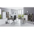 Bmg Möbel Büromöbel-set, Office Edition Set 1.2, Eiche Sonoma/ Weiß Matt