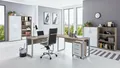 Büro Möbel Arbeitszimmer komplett Set OFFICE EDITION (Set 1) Sonoma Eiche / Weiß