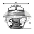 GATES Thermostat, Kühlmittel TH03082G1
